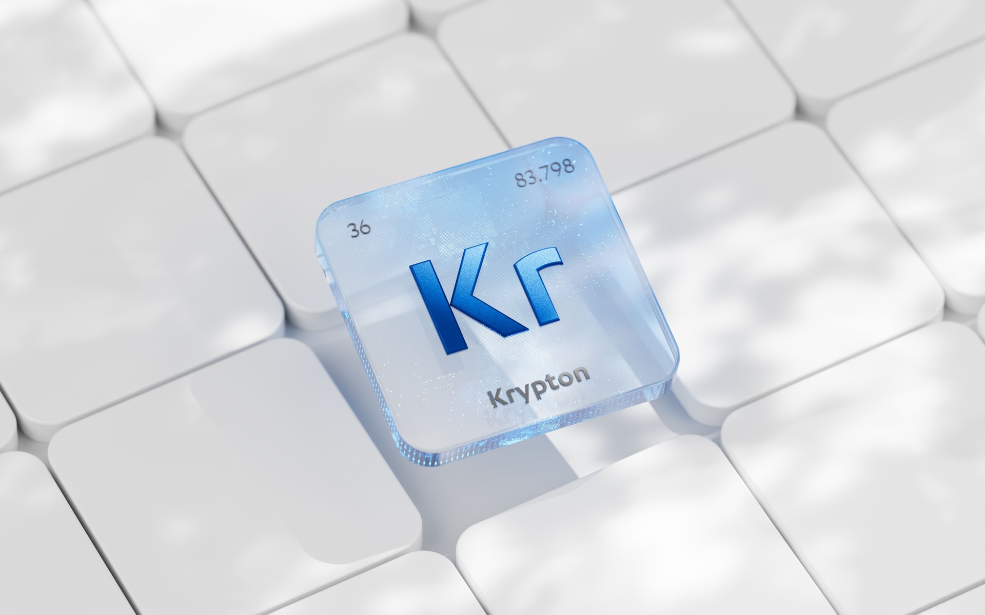 Krypton periodic table element, mining, science, nature, innovation, chemical elements used in physics and other sciences